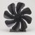 8-Blade Heat-Powered Stove Fan with Thermometer